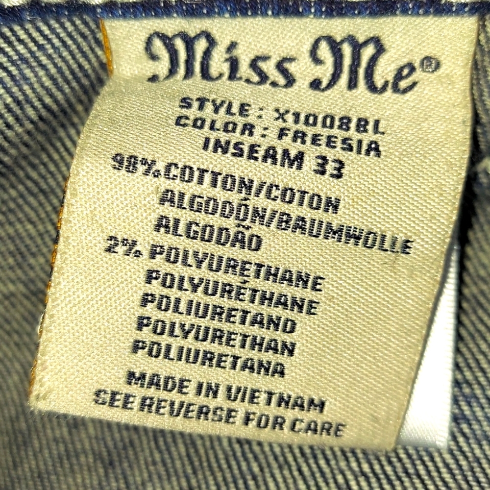 Miss Me M Series Buckle Exclusive Distressed Bootcut Jeans - Picture 9 of 12